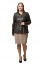 Женская кожаная куртка из натуральной кожи с воротником 8013672